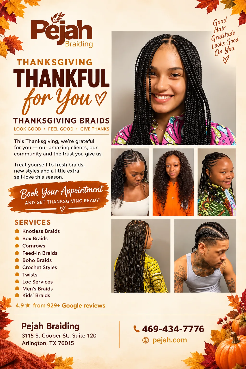 Holiday-Ready Braids for Thanksgiving Gatherings